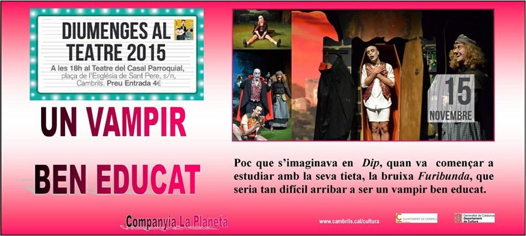 Aquest diumenge, Un vampir ben educat!.