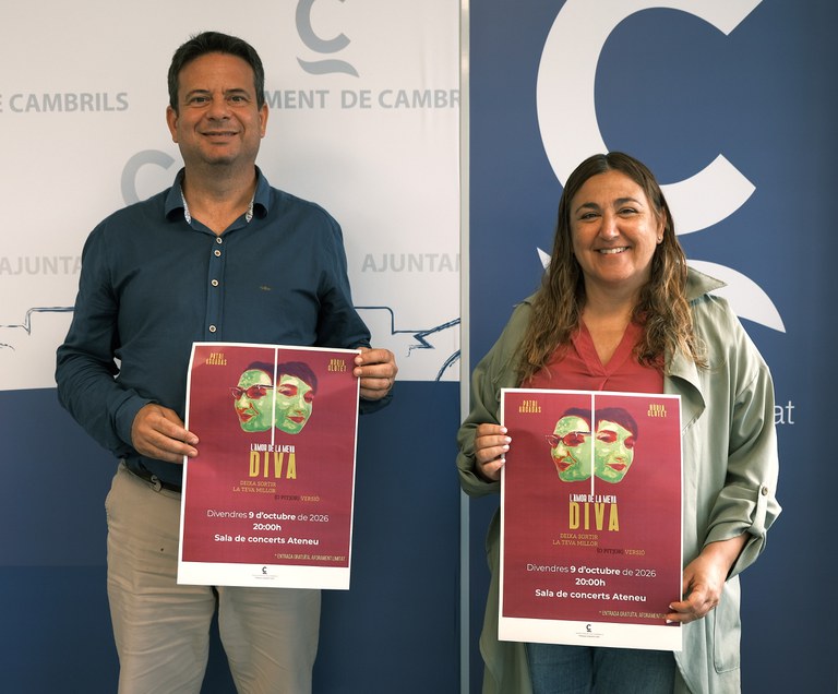Cambrils acull l’espectacle ‘L’amor de la meva diva’ amb motiu del Dia Mundial de la Salut Mental.