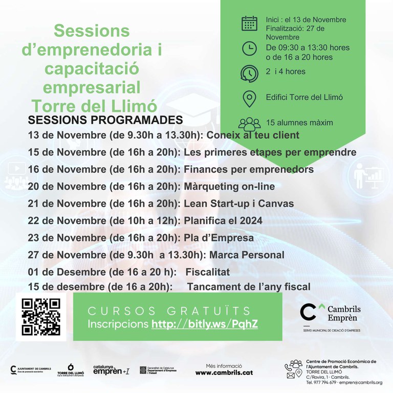 Sessions programades