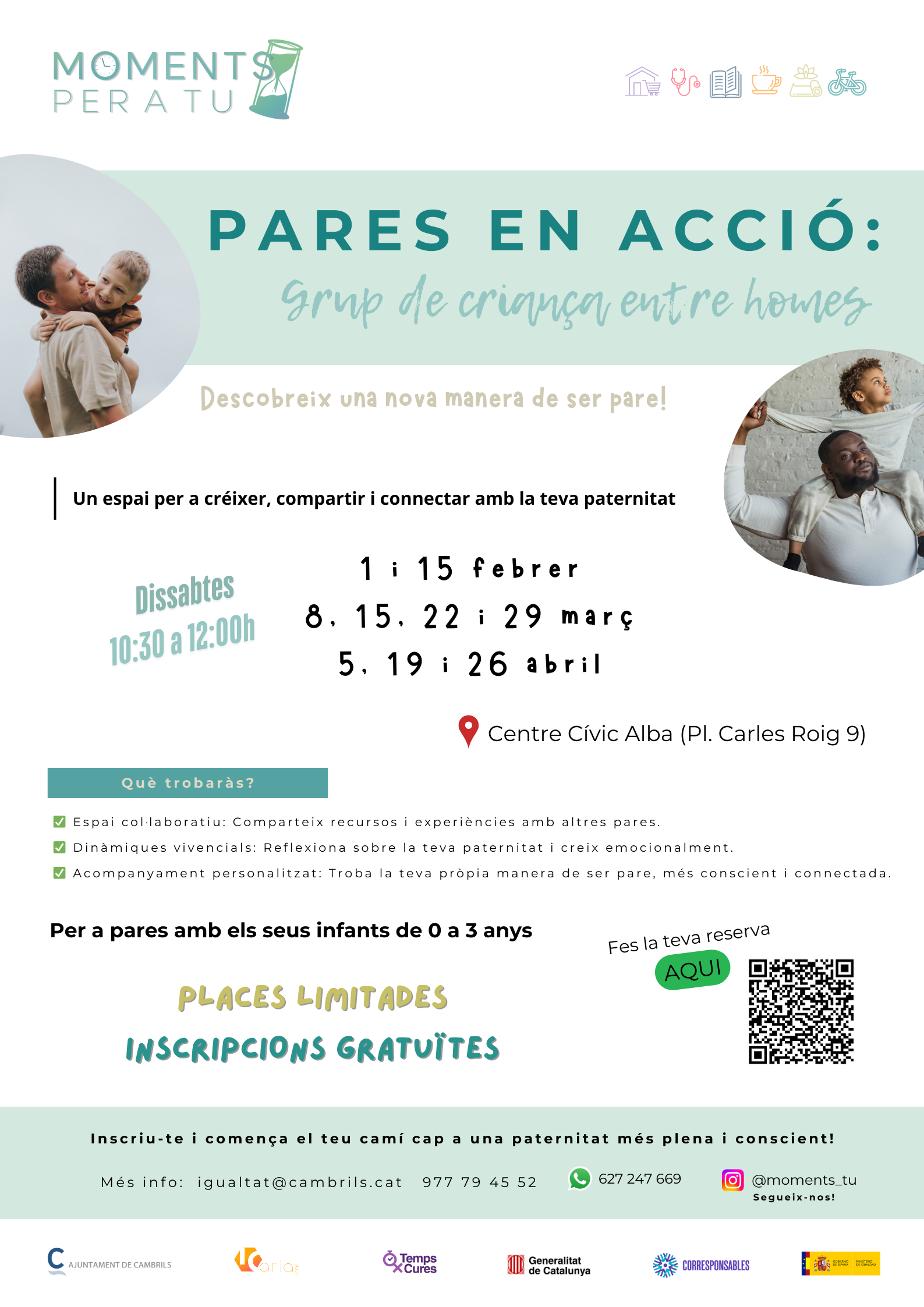 Cartell de "Pares en Acció"
