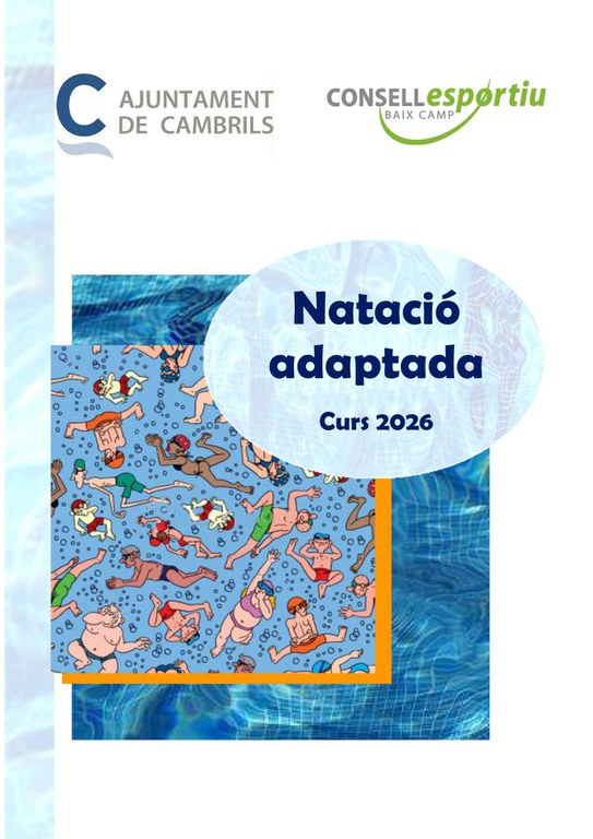 Cambrils ofereix un nou servei de natació adaptada per persones amb diversitat funcional.