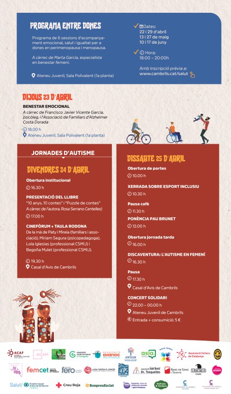 Programa de la Setmana de la Salut Inclusiva 2