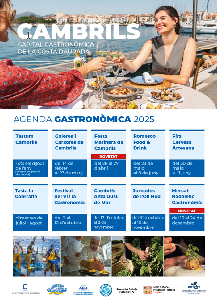 Calendari gastronòmic Cambrils 2025