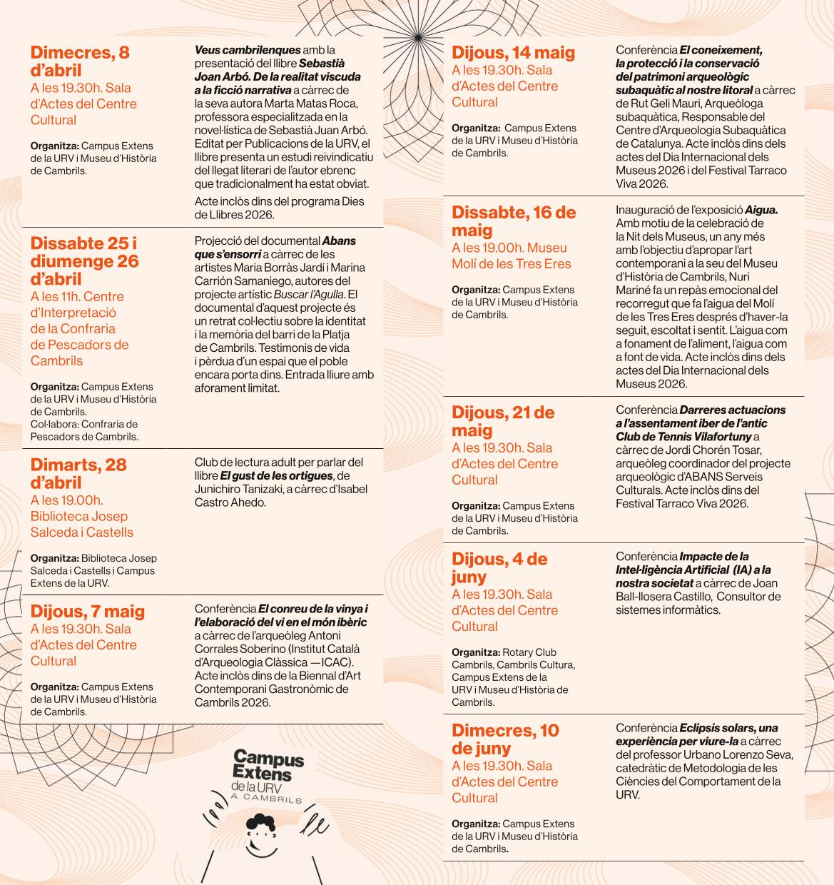 Programa Campus Extens Primavera 2026
