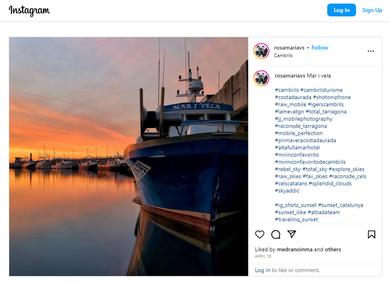 El concurs d’Instagram “El meu racó favorit de Cambrils” anuncia les obres guanyadores.