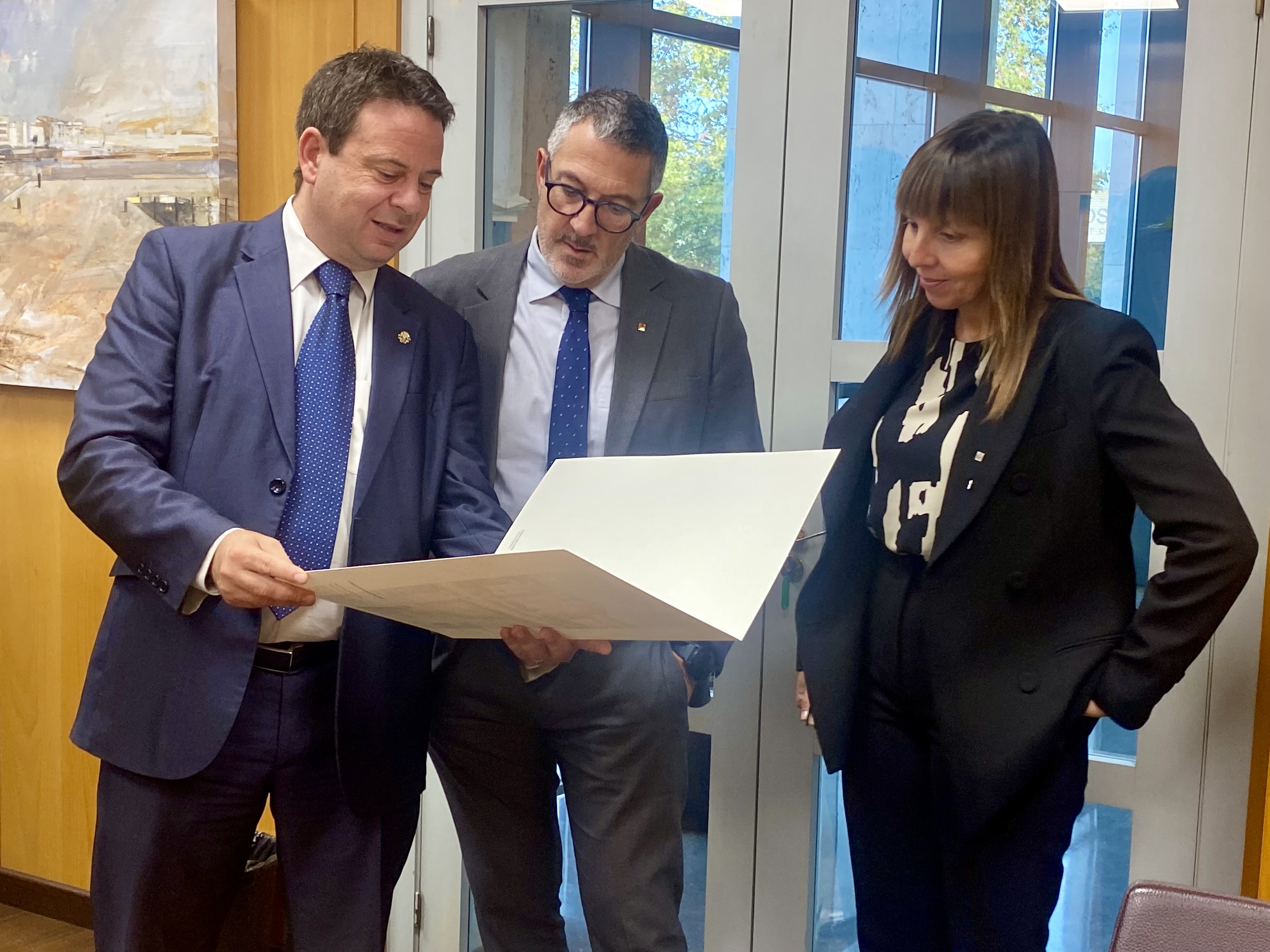 Visita del conseller Miquel Sàmper