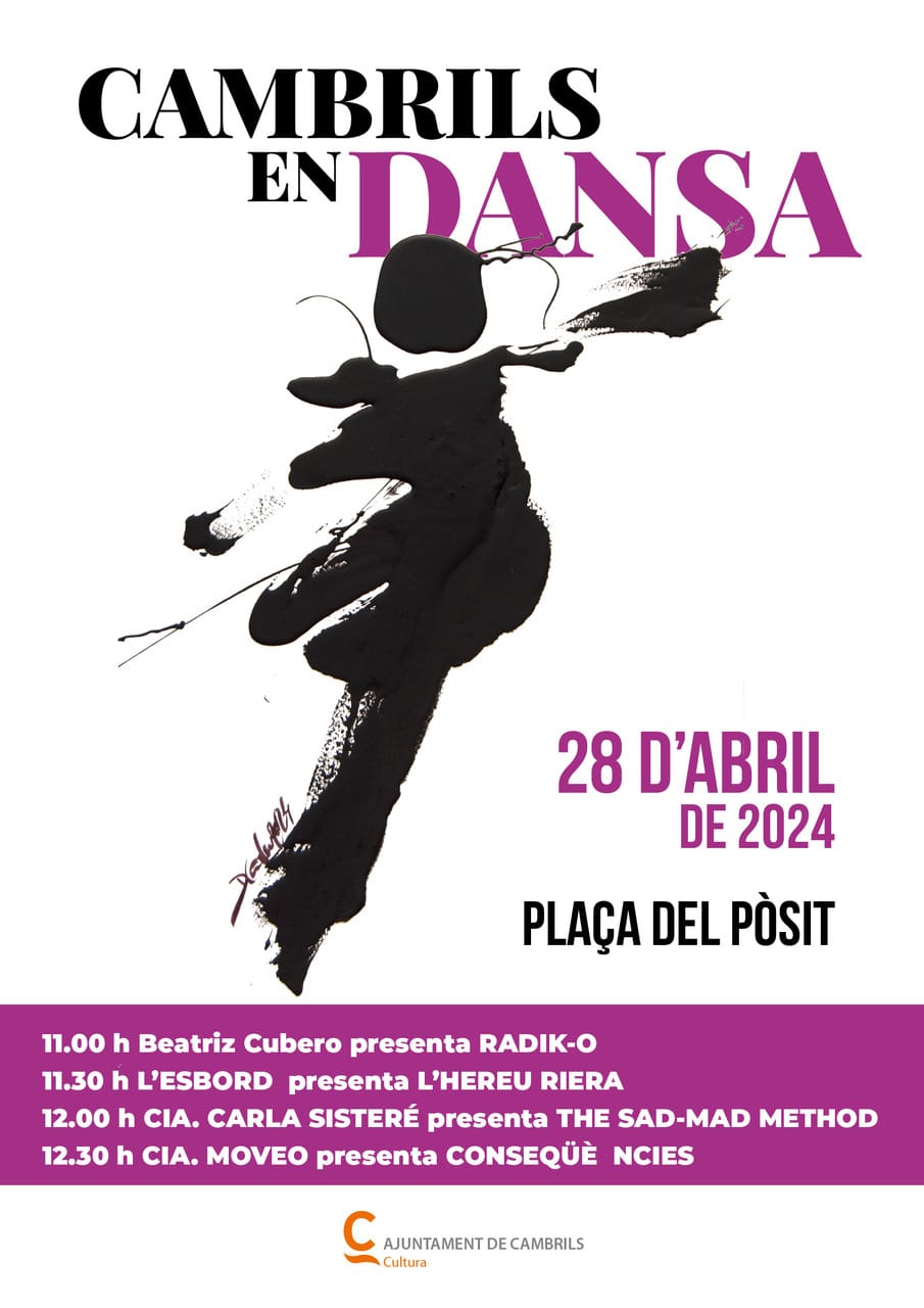 Cartell de Cambrils en dansa