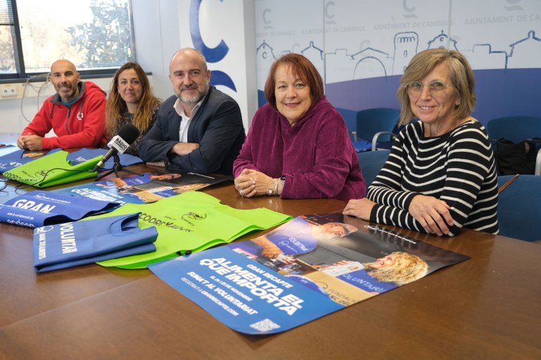 El Gran Recapte recollirà aliments a nou supermercats de Cambrils el 24 i 25 de novembre.