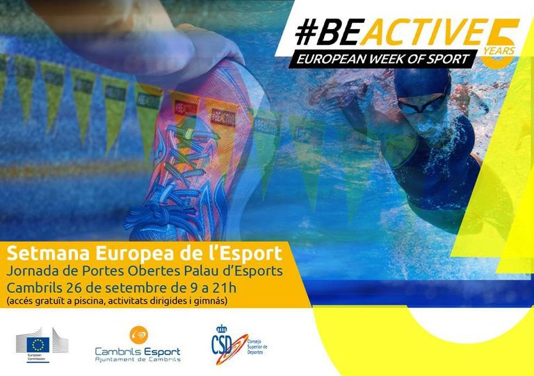 El Palau d'Esports de Cambrils obre les portes en el marc de la Setmana Europea de l'Esport.