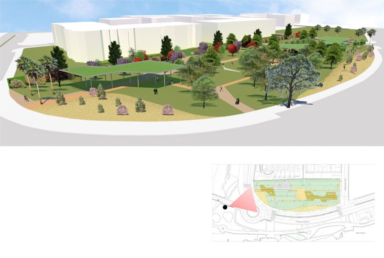 El Parc de l’Esquirol de Vilafortuny serà un extens refugi climàtic.