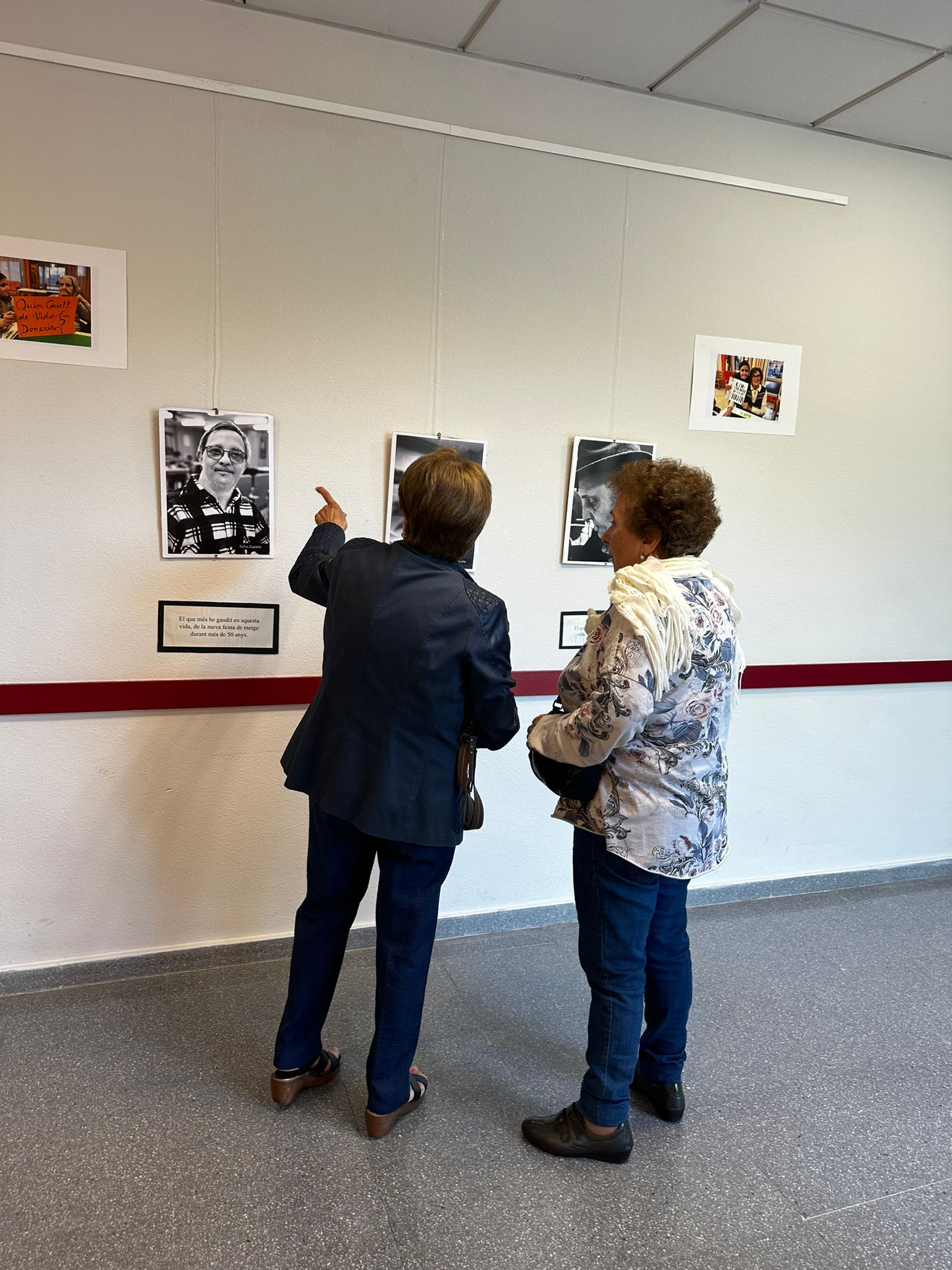 Inauguració de l'exposició "Els avis i àvies, que savis i sàvies"