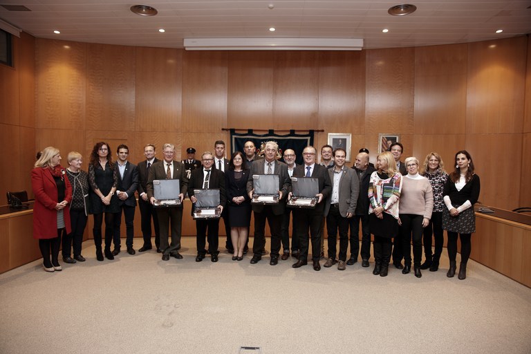 Joan Bosch, Diego Campos, Jordi Mariné i la Cooperativa Agrícola de Cambrils reben les Mencions Honorífiques de la ciutat.
