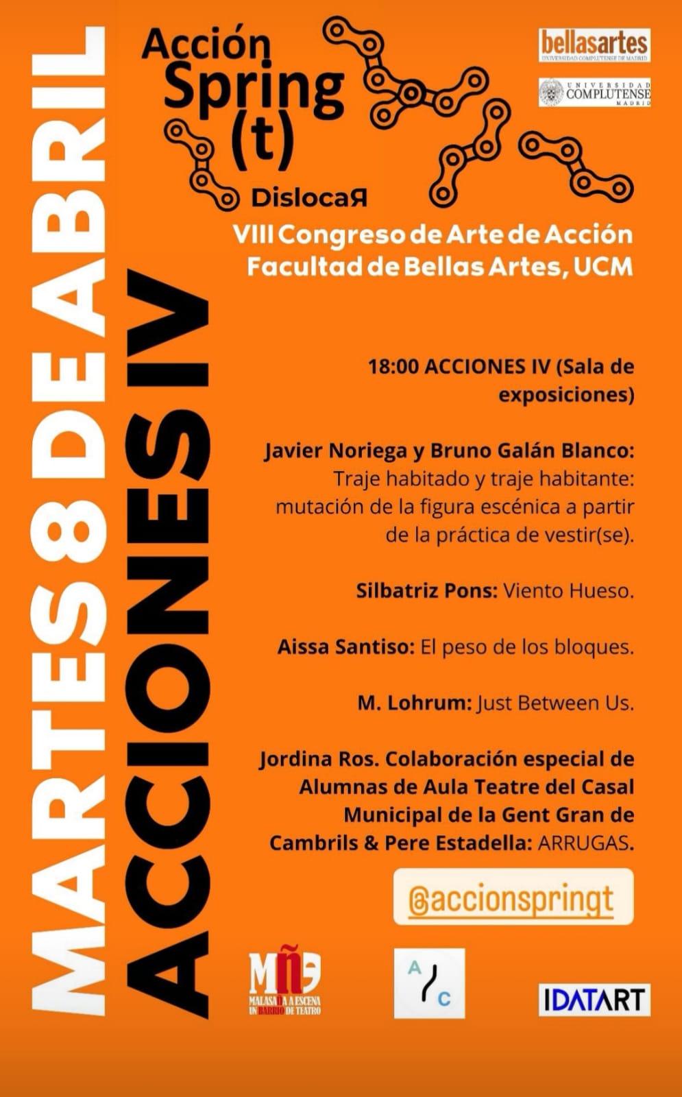 Cartell del Festival Acción Spring (t) (8 d'abril)