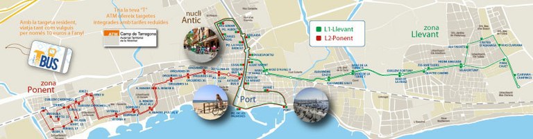 L'autobús urbà de Cambrils inicia el servei de la temporada estiuenca.