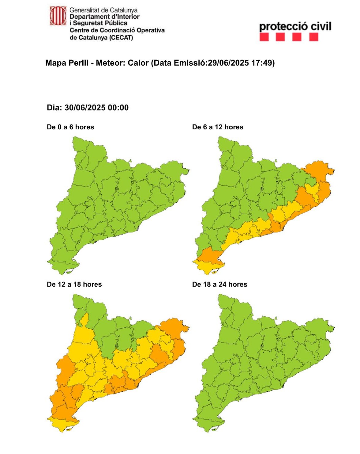 Previsió 30/6/2025