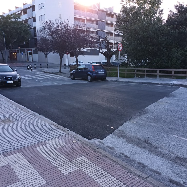 Obres de reposició de paviment
