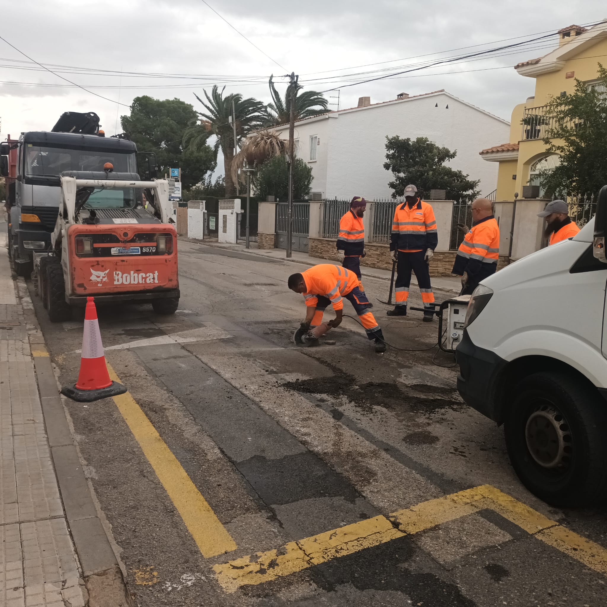 Obres de reposició de paviment