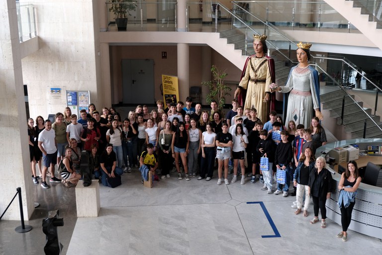 L’Ajuntament de Cambrils dona la benvinguda a l’alumnat del programa Erasmus de l’Institut Cambrils.