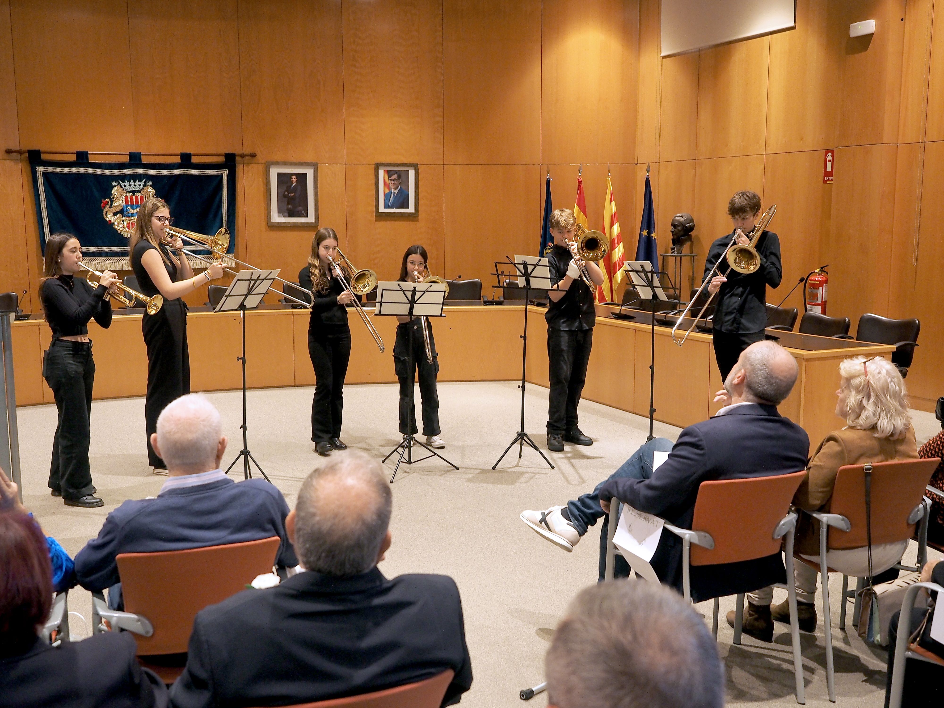 Actuació de l'EMMC a les Noces d'Or