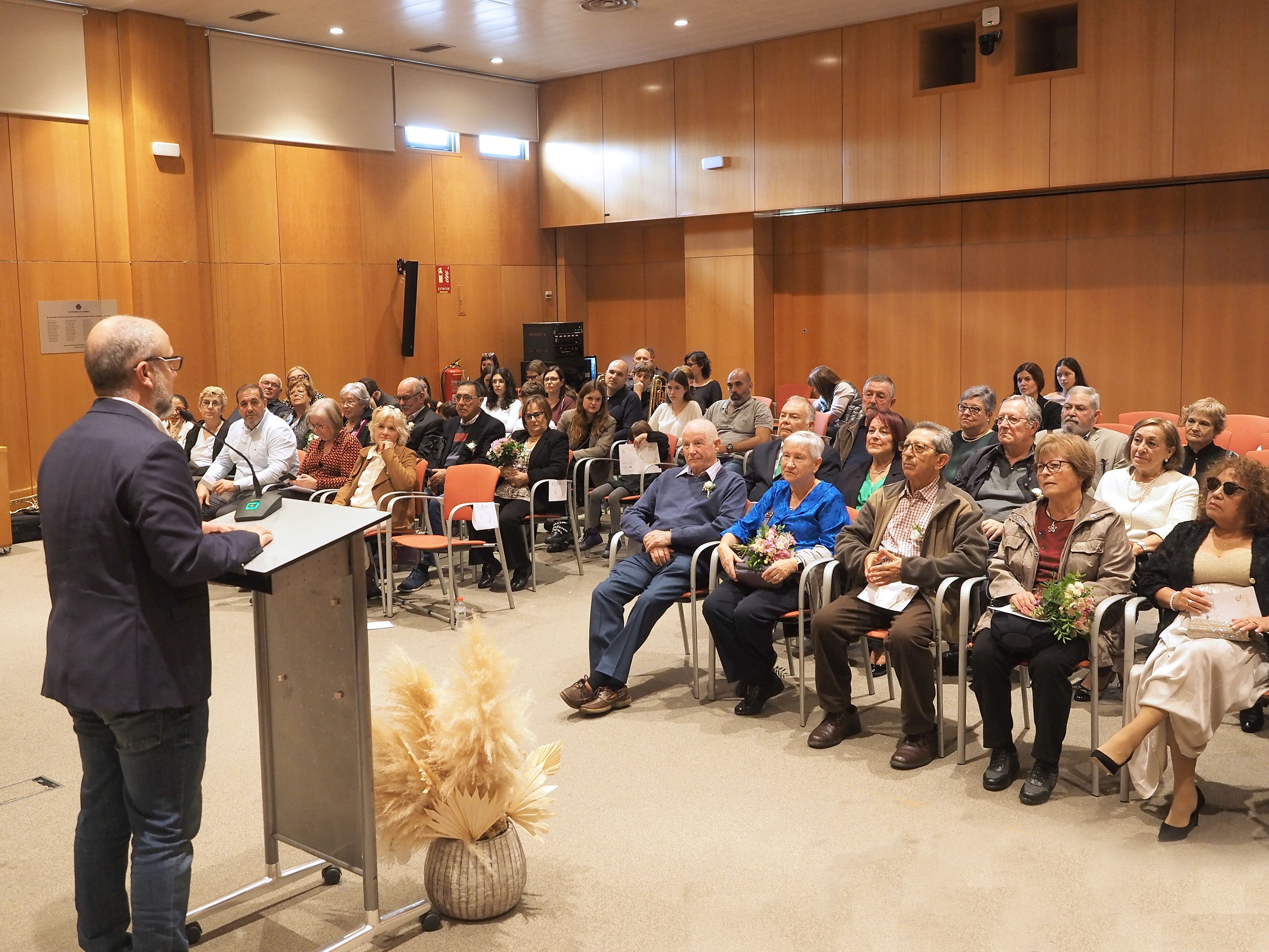 Parlament de l'alcalde a les Noces d'Or