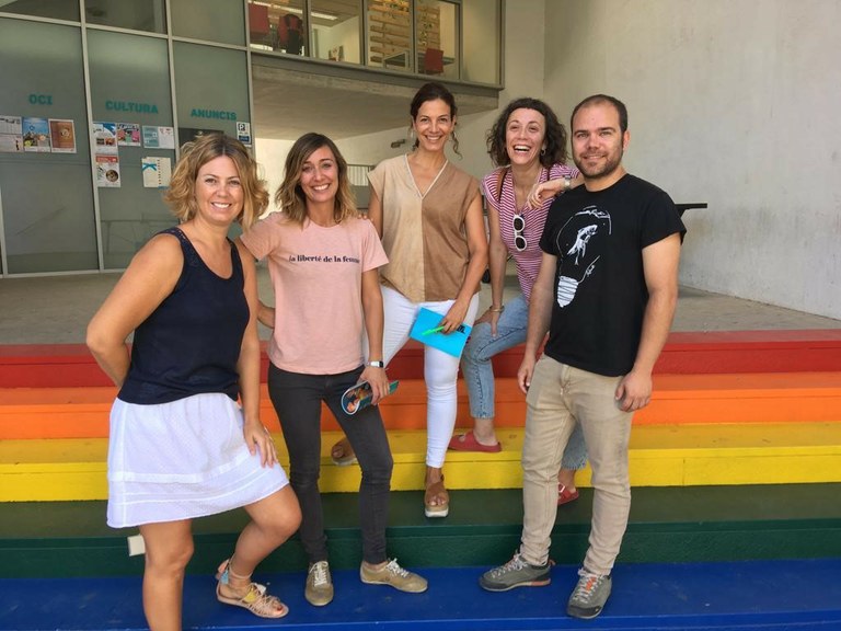L’Ajuntament de Cambrils rep la visita de la nova coordinadora territorial de Joventut de la Generalitat .