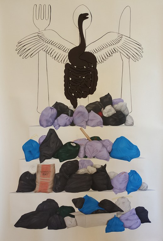 L’artista Rosalía Banet inaugura l’exposició “Altars i ofrenes” a la Sala Àgora de Cambrils.