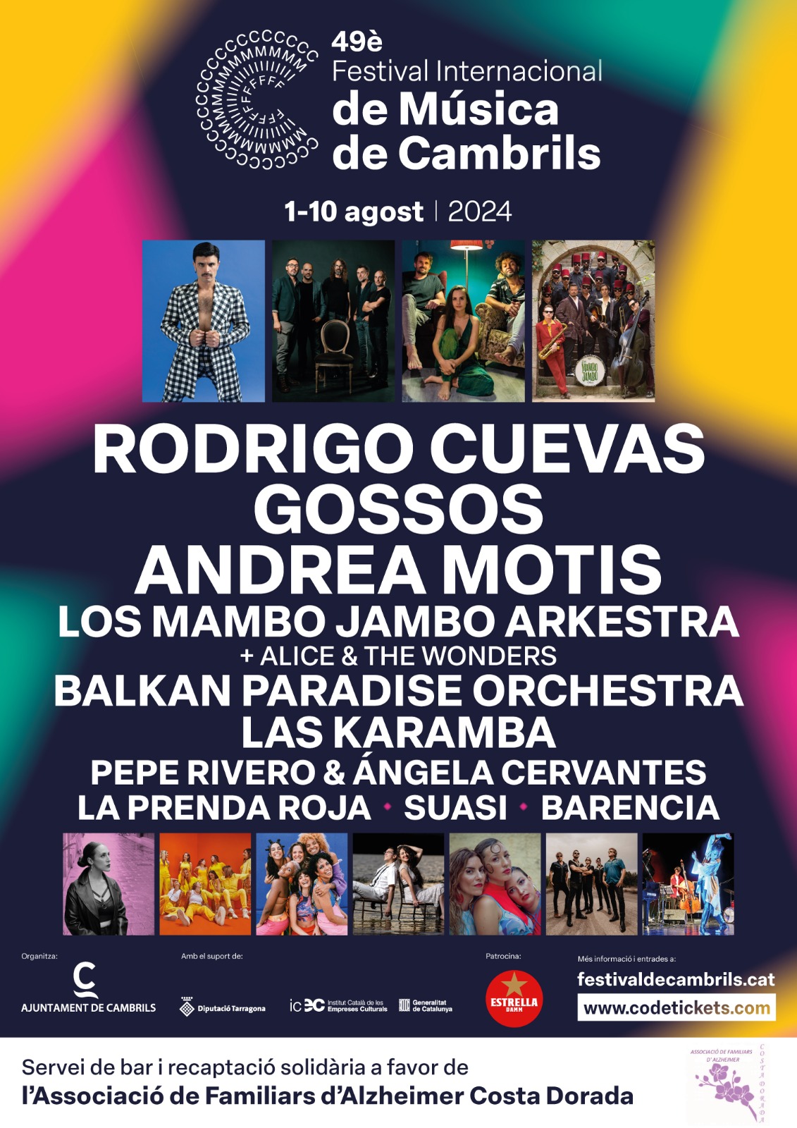Cartell del Festival Internacional de Música de Cambrils
