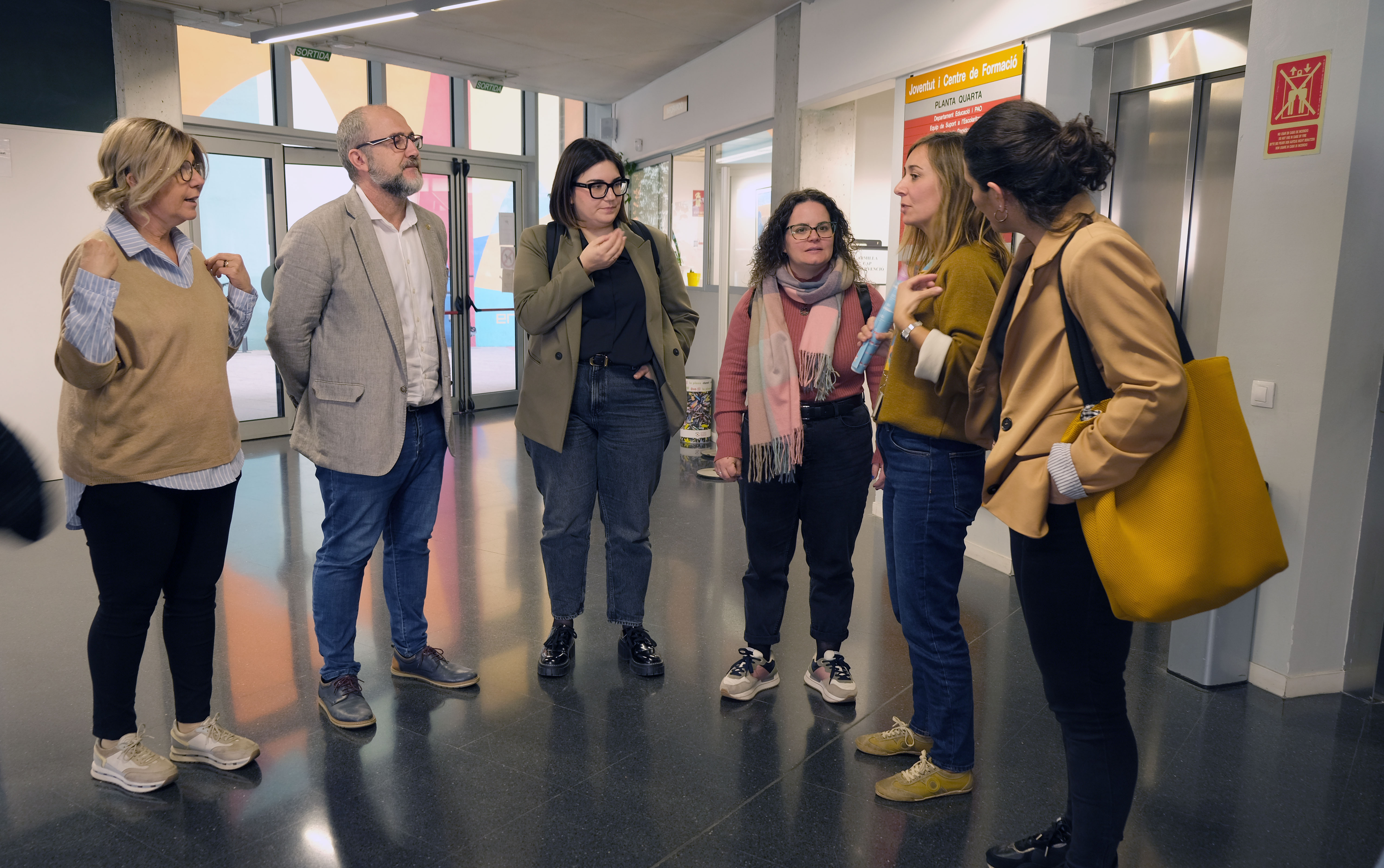 Visita delegació Joventut