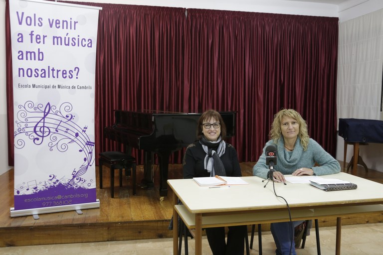 L’Escola Municipal de Música de Cambrils s’obre a la ciutadania a través dels projectes musicals.