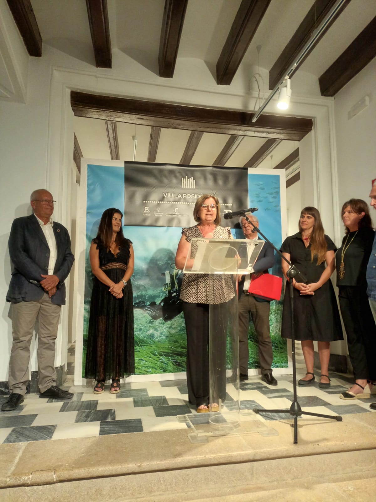 Inauguració de l'exposició "L'art de la posidònia" a Dénia