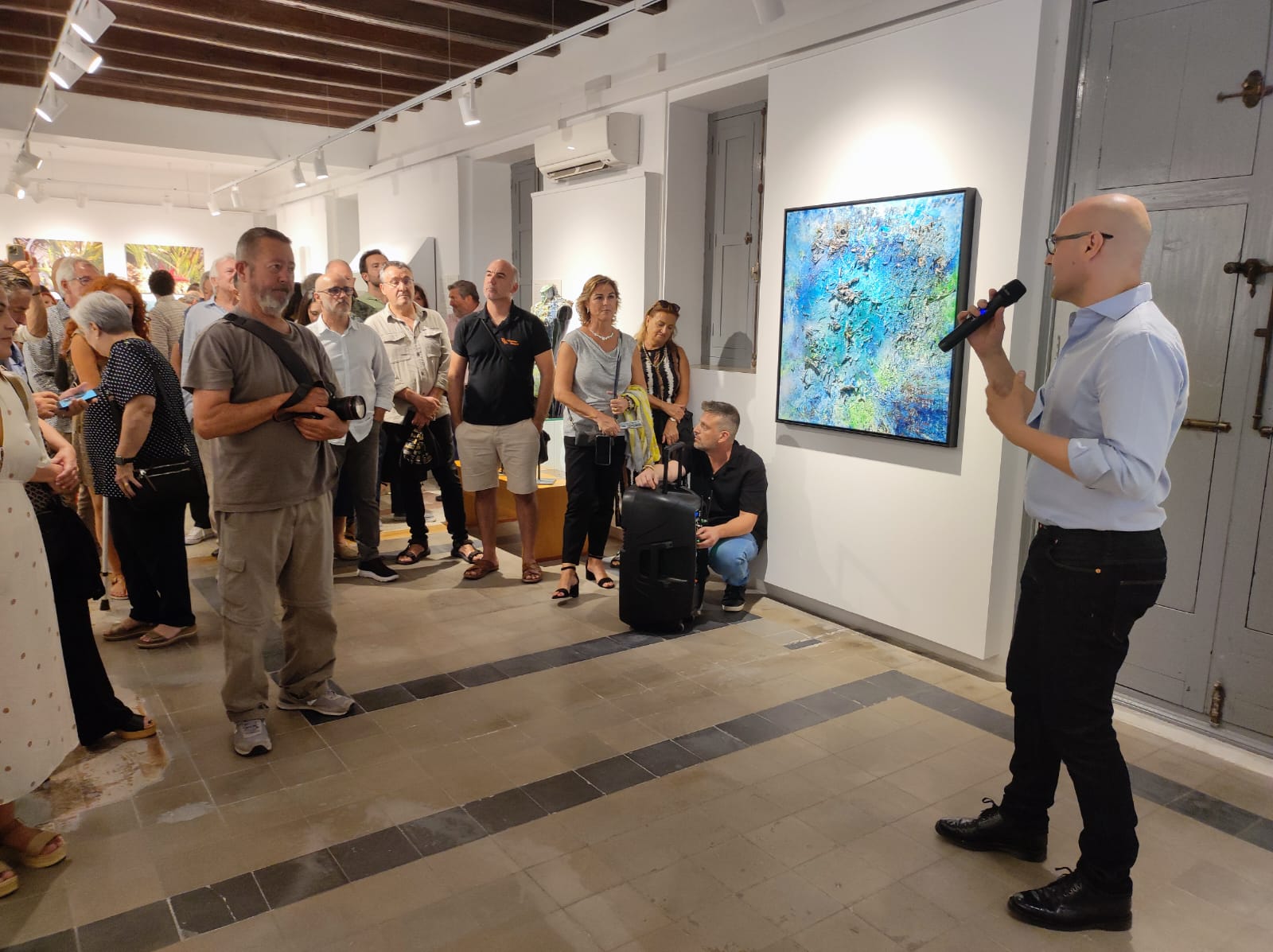 Inauguració de l'exposició "L'art de la posidònia" a Dénia