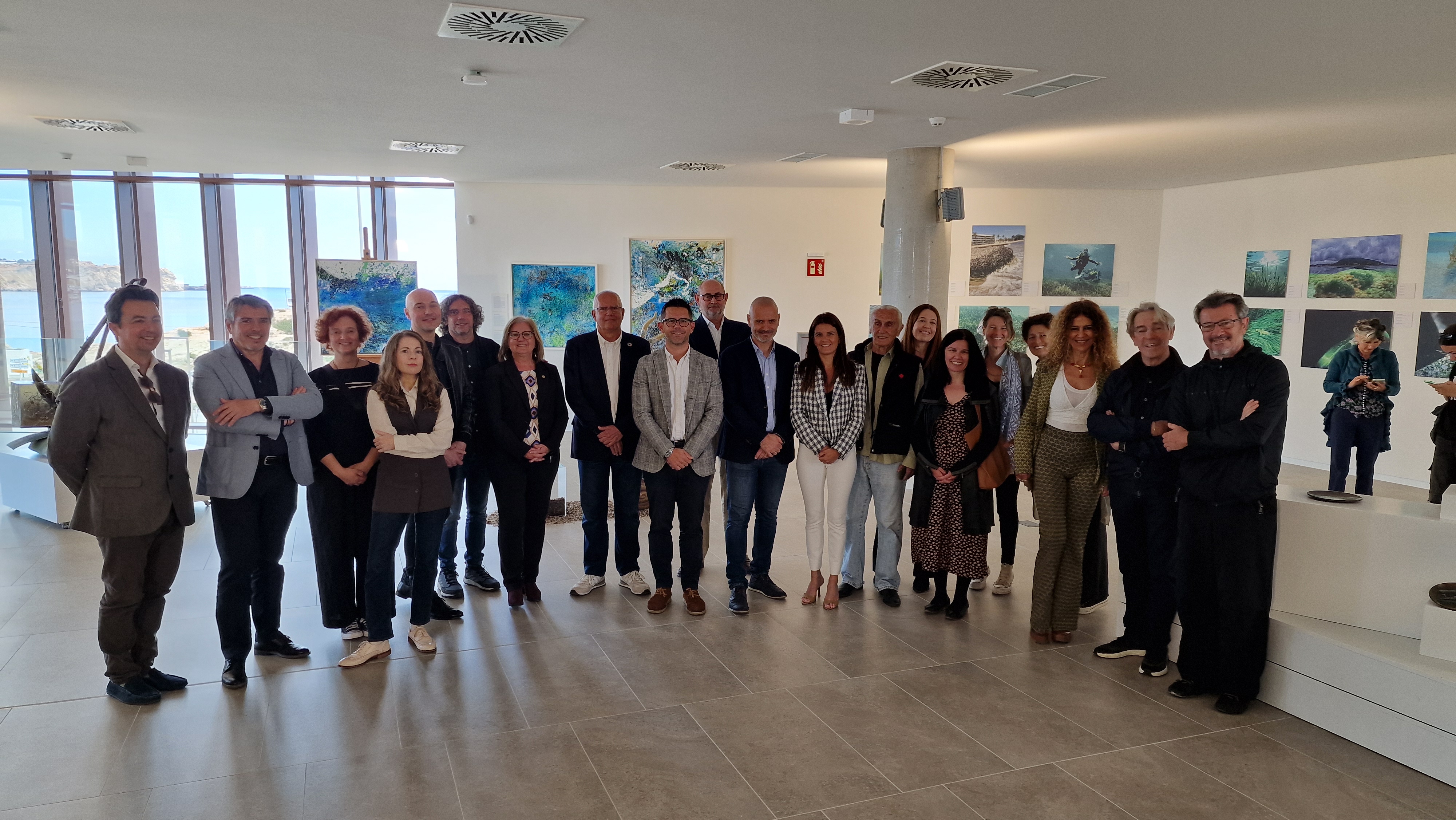 Inauguració de l'exposició a Eivissa