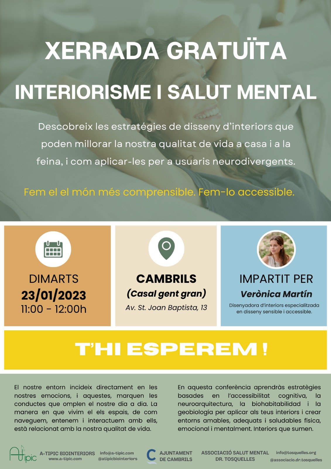 Xerrada sobre interiorisme i salut mental