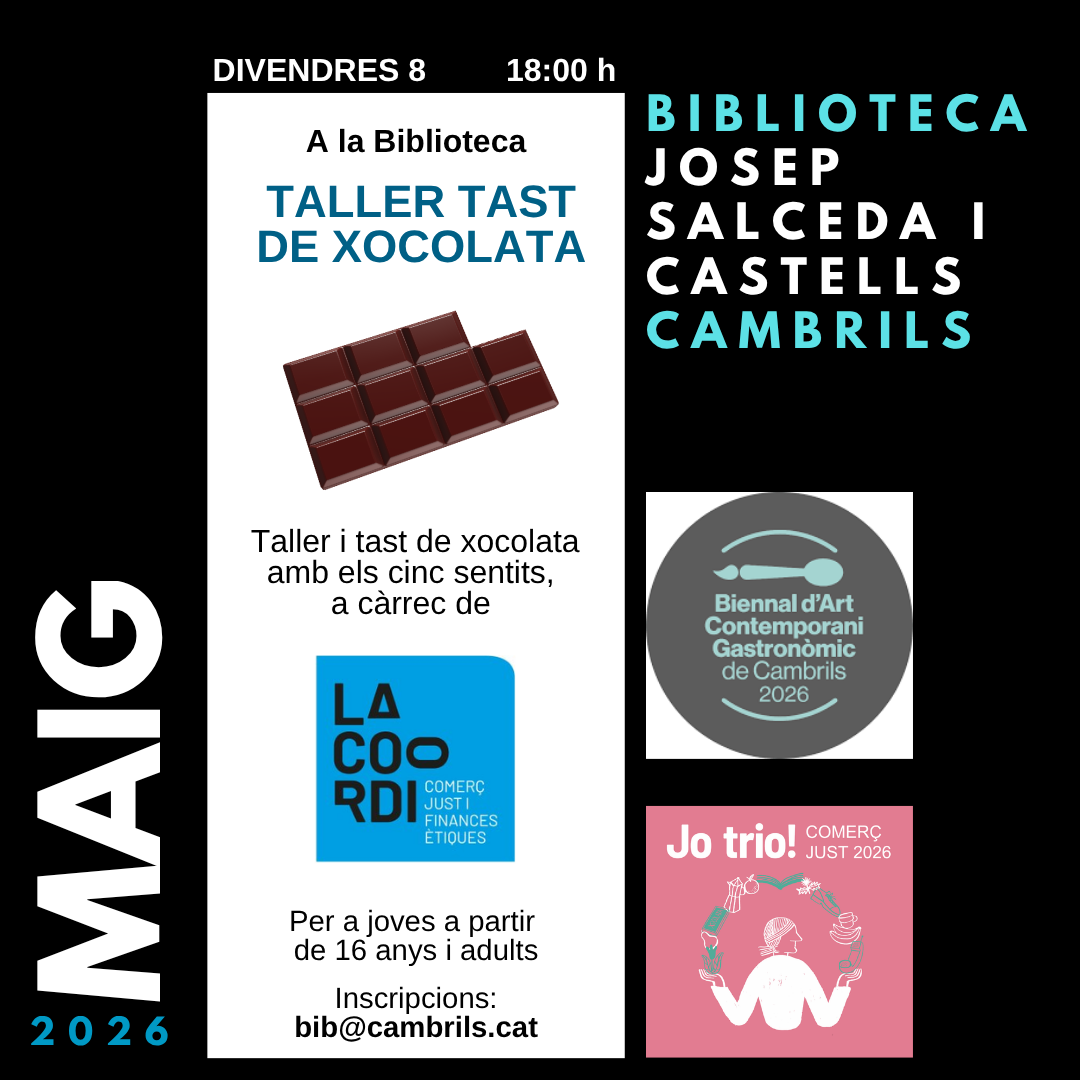 Taller de tast de xocolata