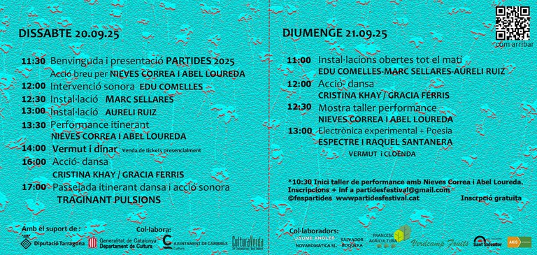 Programa del festival PARTIDES