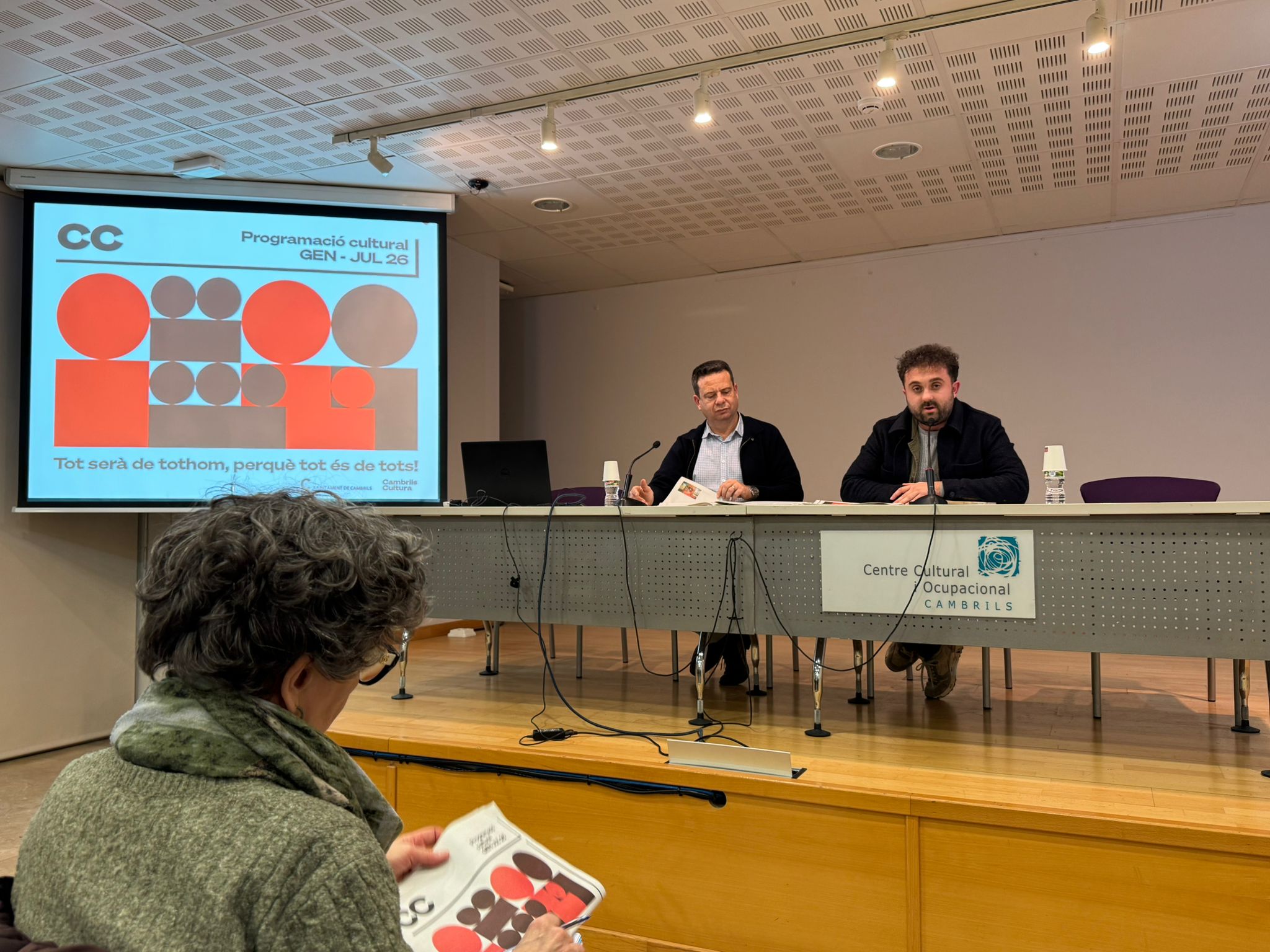 Presentació de l'agenda cultural