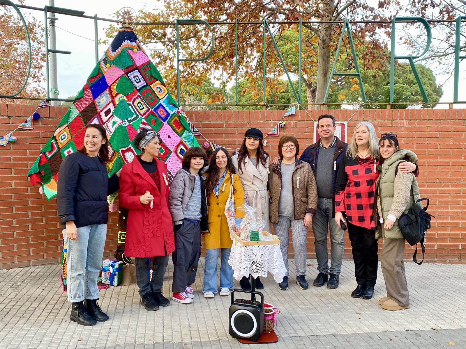 Inauguració de l'arbre de Nadal del Club del Tejido