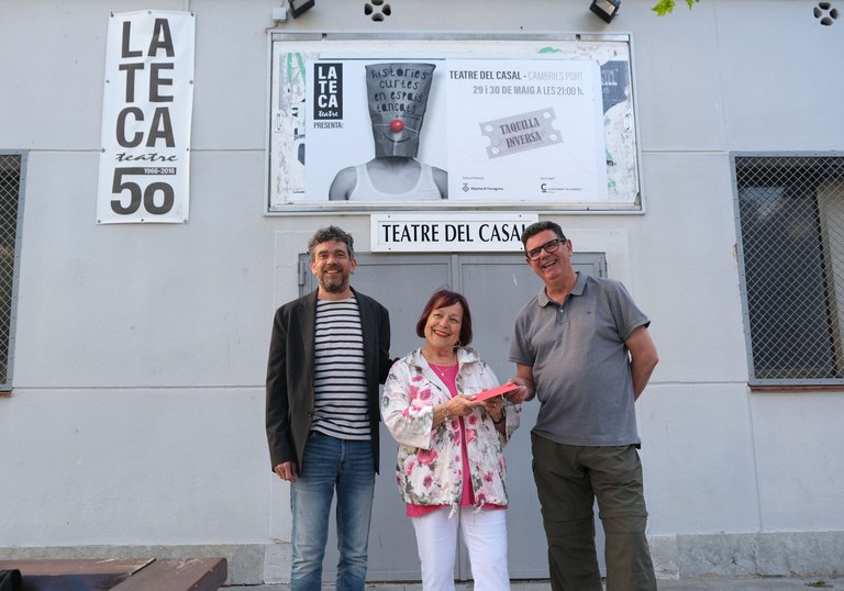 La Teca Teatre recull 900 euros per Càrites amb la taquilla inversa del Teatre de la Fira.