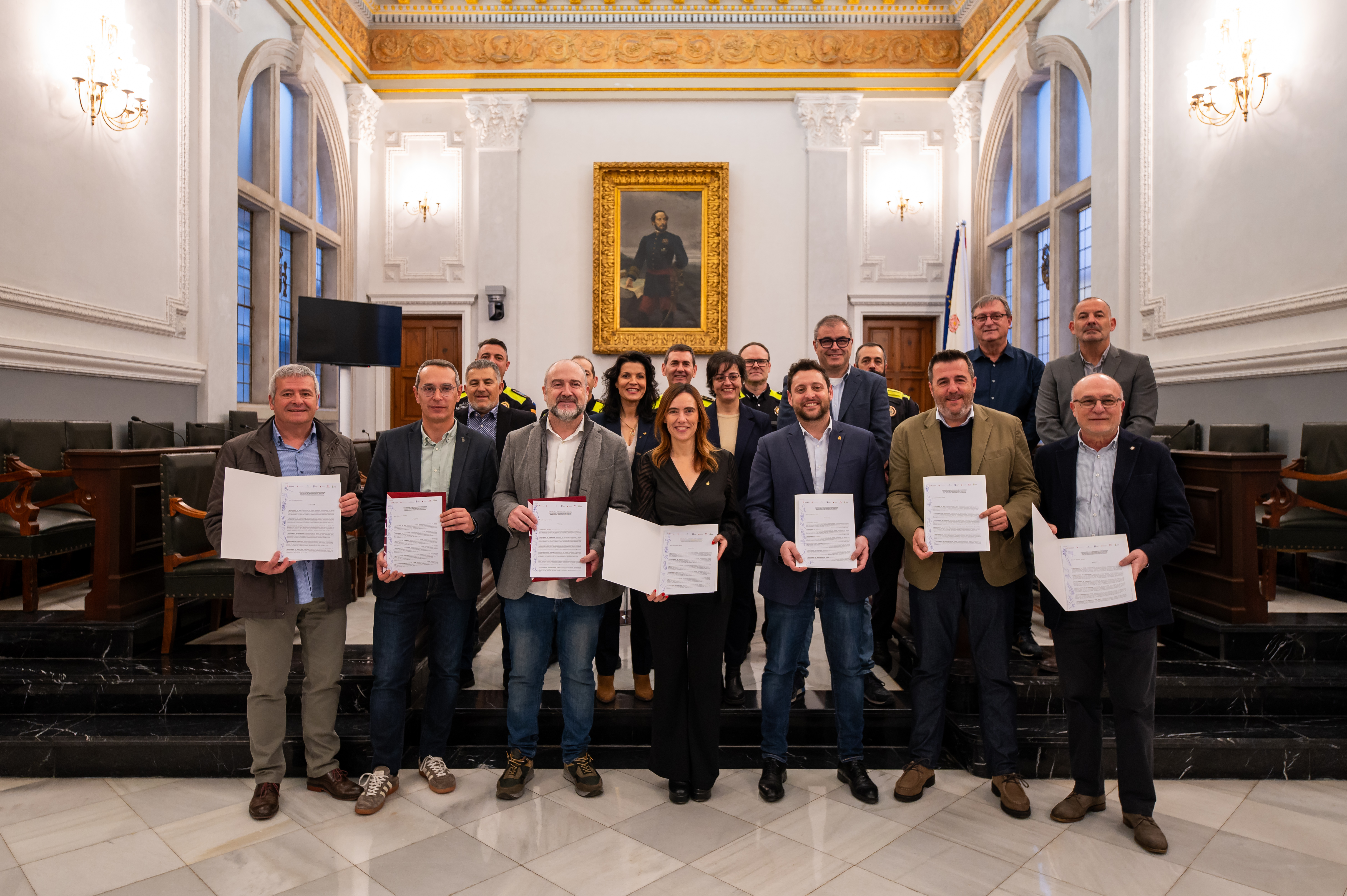 Signatura del conveni de l'App de Seguretat