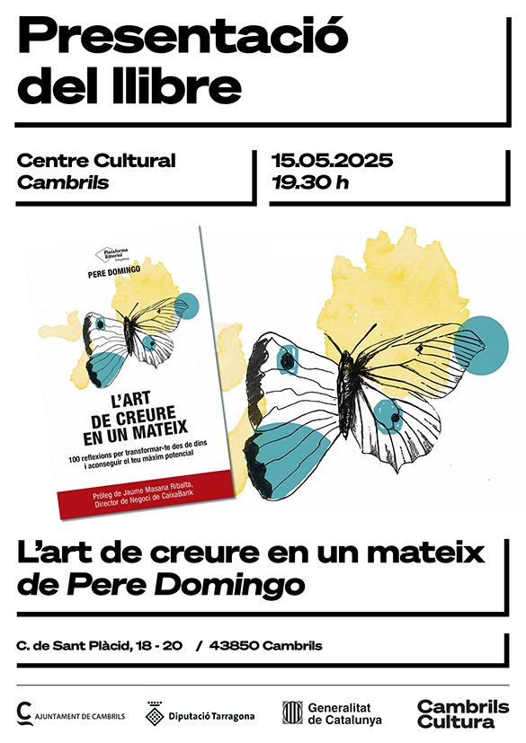 Presentació del llibre “L’art de creure en un mateix”