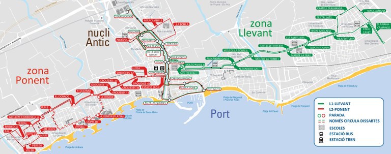 L’autobús urbà de Cambrils inicia el curs amb nous horaris i recorreguts .