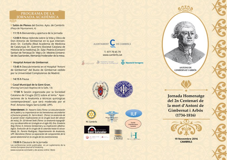 Programa de la jornada acadèmica