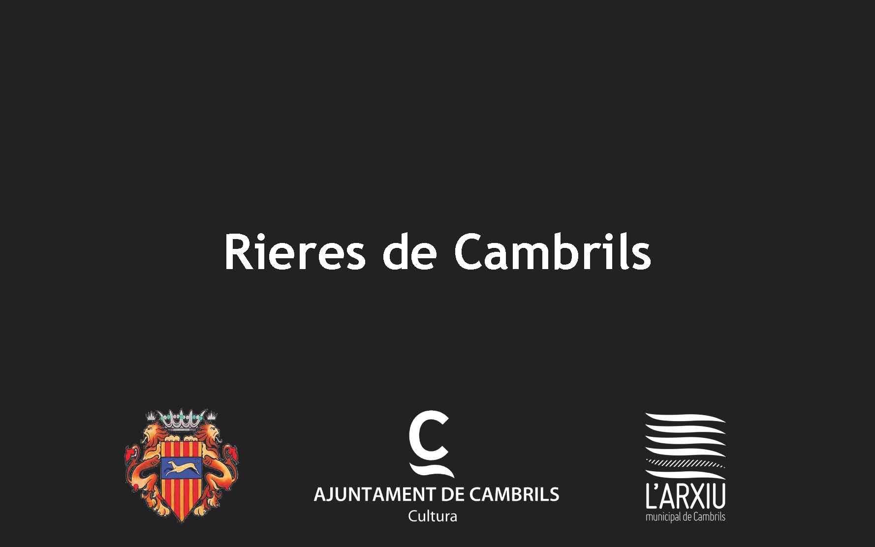 Exposició Rieres de Cambrils