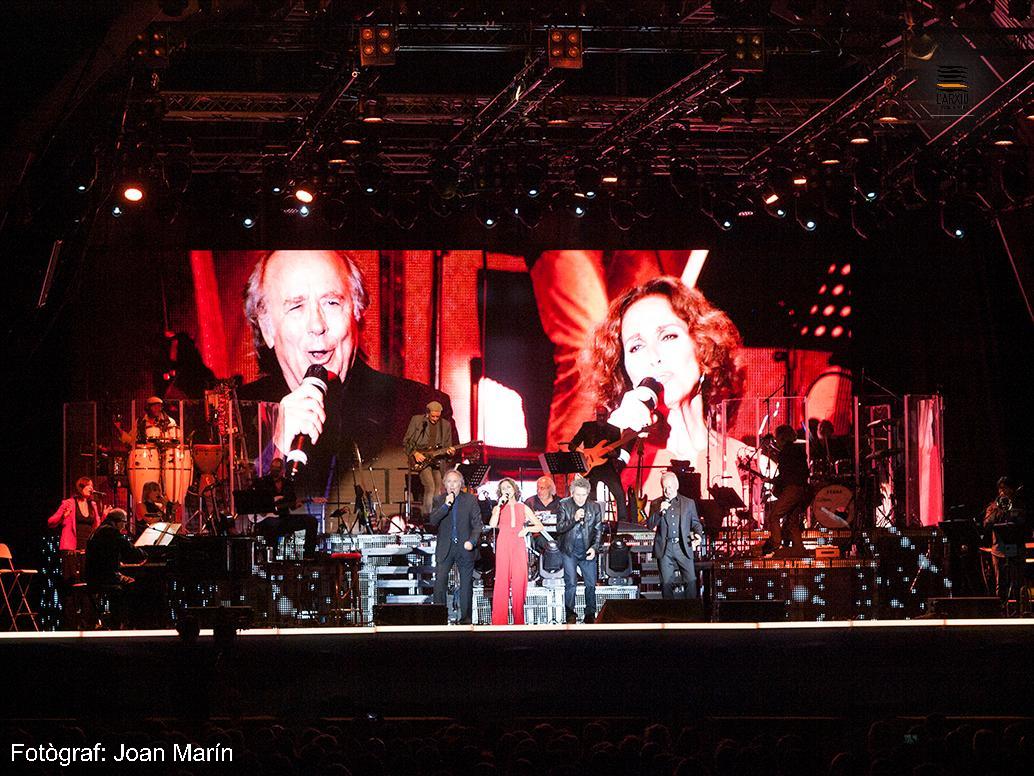 Víctor Manuel, Ana Belén, Miguel Ríos i Joan Manuel Serrat