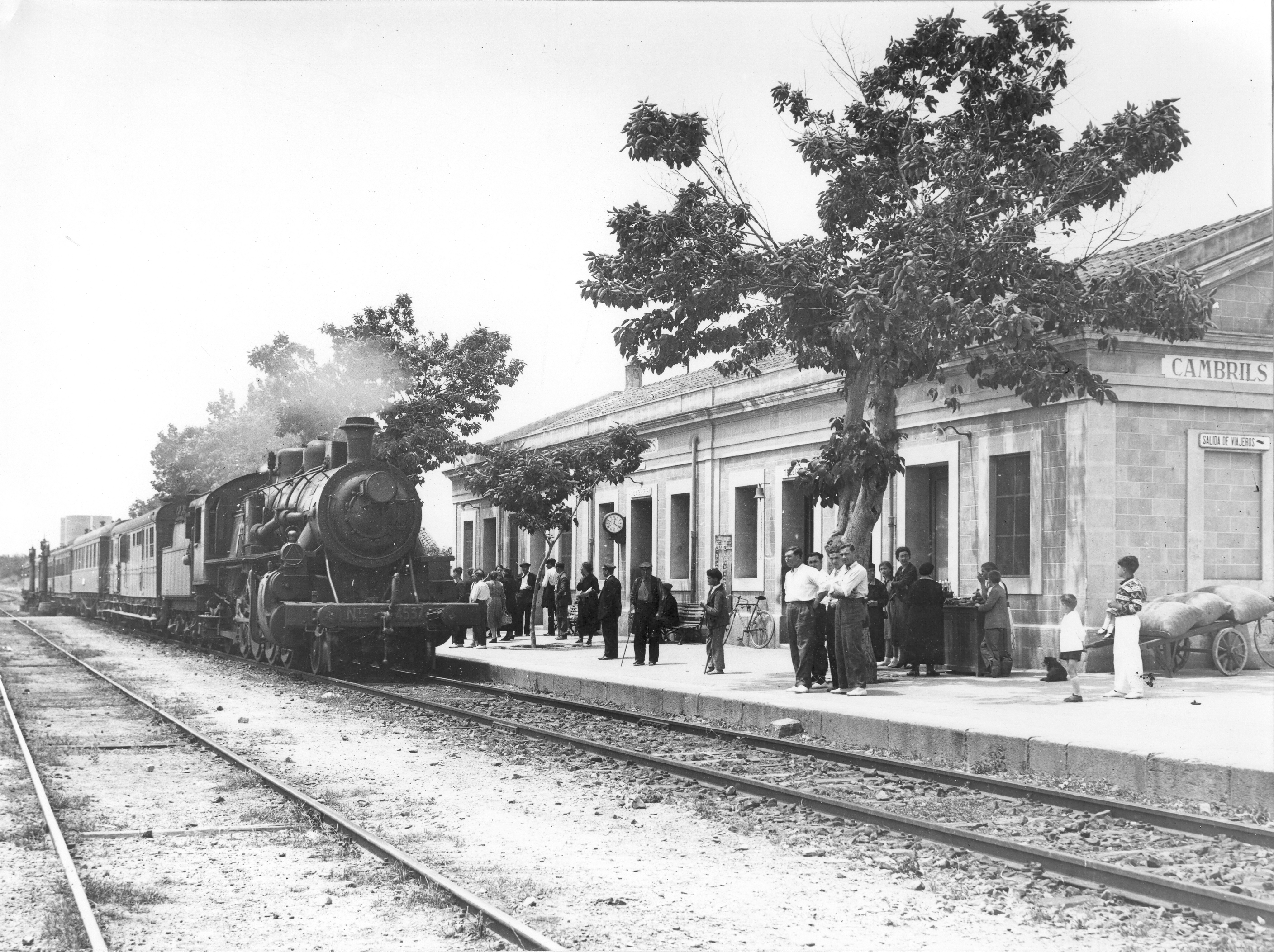 Estació del tren de Cambrils (1936)