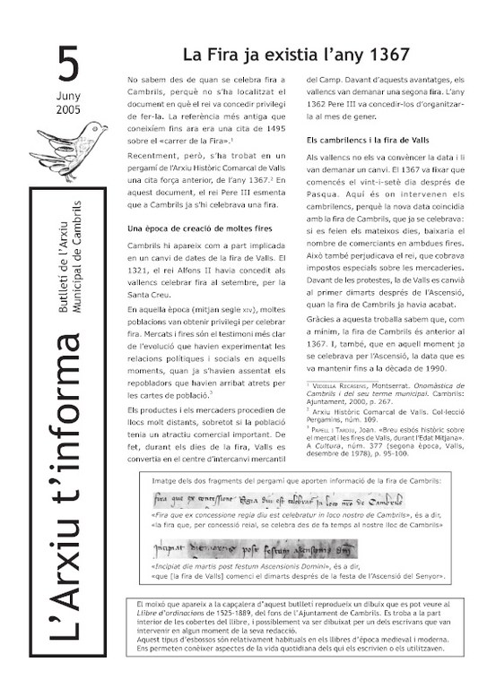 l'Arxiu t'informa 05