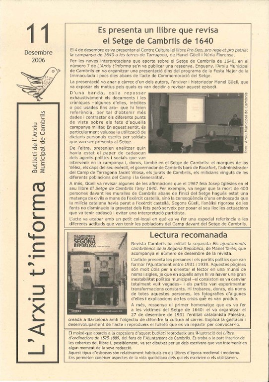l'Arxiu t'informa 11