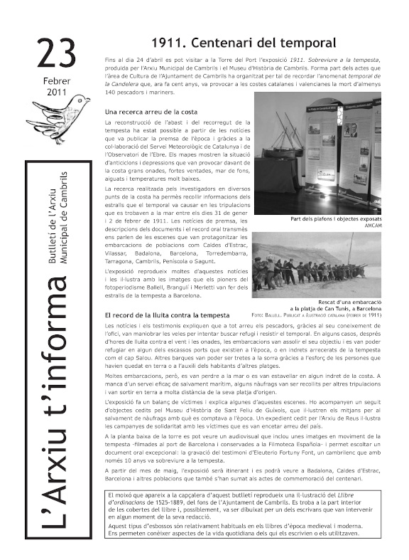 l'Arxiu t'informa 23