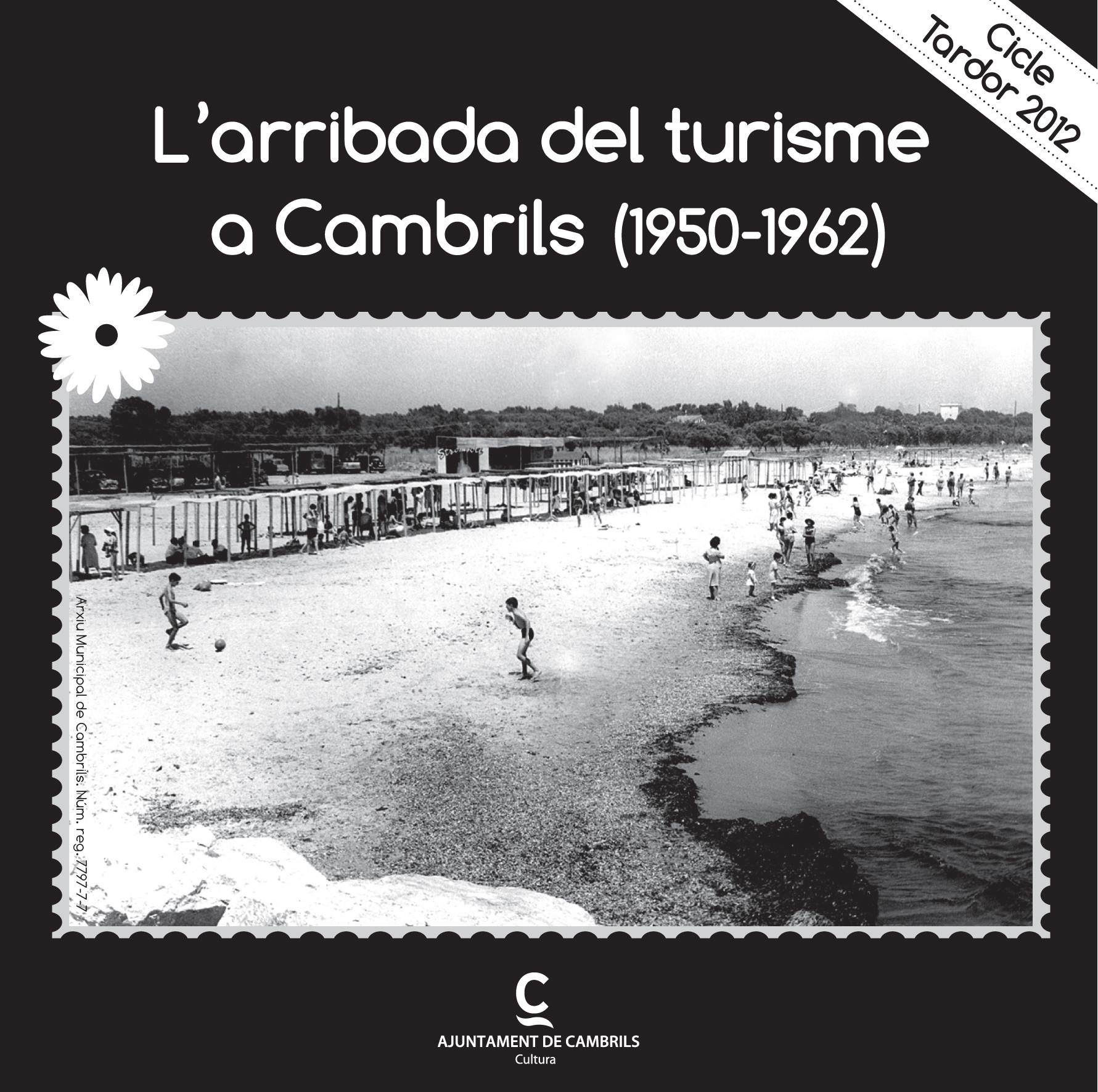 L'arribada del turisme a Cambrils - cartell