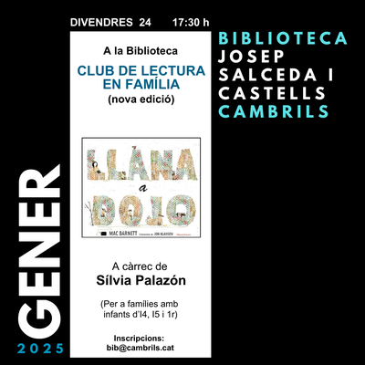 <bound method DexterityContent.Title of <Event at /fs-cambrils/cambrils/ca/serveis/biblioteca/agenda/club-de-lectura-en-familia-nova-edicio>>.